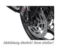 SW-Motech Sturzpad-Kit Schwarz Vorderachse Moto Guzzi V85 TT (2019-)