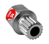 SW-Stahl 02381L-5 Felgensicherung / Felgenschloss für BMW Adapter 34