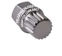 SW-Stahl 02382L-20 Felgenschloss-Adapter Code ABC7 geeignet für VW I Felgensicherungs-Adapter I Felgenschloss-Schlüssel