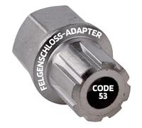 SW-Stahl 02382L-3 Felgenschloss-Adapter Code 53 für VW I Felgensicherungs-Adapter I Felgenschloss-Schlüssel