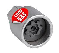 SW-Stahl 02383L-13 Felgensicherung / Felgenschloss Adapter geeignet für VW Adapter 533