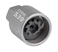 SW-Stahl 02383L-19 Felgenschloss-Demontage-Adapter I geeignet für VW I Adapter 539 I Demontage Werkzeug zum Lösen der Radsicherung I Lösewerkzeug für Felgenschlösser I Felgenschloss Ausdreher