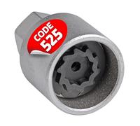 SW-Stahl 02383L-5 Felgenschloss-Adapter 525 | Für VW | Radsicherung lösen | Felgenschloss Demontage- & Ausdreher Werkzeug | Felgensicherung Schlüssel
