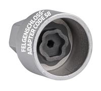 SW-Stahl 02384L-18 Felgensicherung / Felgenschloss - Adapter geeignet für BMW Adapter 58