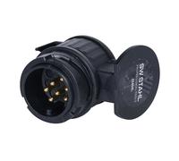 SWSTAHL Adapter für Anhängerstecker, 13- auf 7-polig Adapter, Steckdose 32404L