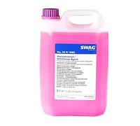 SWAG Kühlmittel Kühlflüssigkeit G12+ violett Konzentrat 5L Kompatibel mit VW Golf 4 Schrägheck 1J1 Golf 6 5K1 Golf 5 Schrägheck 1K1 POLO 9N, AUDI A4 Avant 8K5, B8