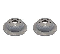 SWAG x2 Stk Bremsscheibe Hinterachse Für JEEP Grand Cherokee II 52098666