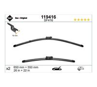 Wischblatt SWF Standard 119416, 650/550mm, Vorne, 2 Stück