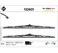SWF 2x Wischblatt DAS ORIGINAL TRUCKS 132601/2x für OPEL MOVANO X70 Bus DTI UD0