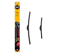 SWF Connect Wischer - U14 - Kit Aus in Deutschland Hergestellten Flachbalkenwischern Für Optimale Wischleistung 550mm/350mm - Vorne - 2er-Set