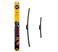 SWF Connect Wischer - U35 - Kit Aus in Deutschland Hergestellten Flachbalkenwischern Für Optimale Wischleistung 650mm/450mm - Vorne - 2er-Set