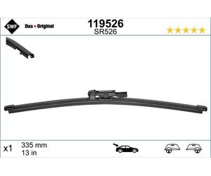 SWF Wischblatt DAS ORIGINAL REAR 119526