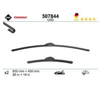 Swf Wischblatt [Hersteller-Nr. 507844] für Citroën, Honda, Hyundai, Jeep, Kia, Lexus, Mitsubishi, Nissan, Renault, Subaru, Toyota