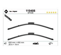 Scheibenwischer SWF 119408, Visioflex Länge 650+450mm, Vorne, 2 Stück