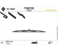 SWF Das Original konventionelles Wischerblatt C280 - Vorne - 280 mm - 1 Wischerblatt - 116110