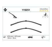 Wischblatt SWF 119251 ORIGINAL VISIOFLEX SET für AUDI SEAT SKODA VW VW (FAW)
