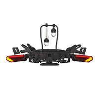 SwissOutdoor Fahrradträger E-Bike klappbar 2 Fahrräder 60kg für Anhängerkupplung | LED Rückleuchten | abschließbar | 13-poliger Stecker | faltbar | für SUV Kombi Van | Fatbike MTB Trekkingrad