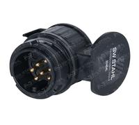 SWSTAHL Adapter, Steckdose Adapter für Anhängerstecker, 13- auf 7-polig 32404l