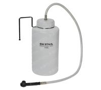SWSTAHL Füll-/Entlüftungsgerät, Bremshydraulik Auffangflasche Bremsflüssigkeit, 1 Liter 01454l