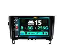SXAUTO ¦8G+256G¦ Android 15 IPS Autoradio für Nissan XTrail Qashqai j11 Rouge (2014-2018) - Eingebaut Carplay/Android Auto/DSP - Kamera + MIC - DAB Lenkradsteuerung Fast-boot 360-CAM - 10.1 Din 9 Zoll