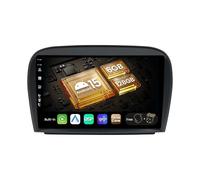 SXAUTO Android 14-6G+128G - Autoradio für Mercedes SL R230 (2005-2012) GPS Navigation Radio - Wireless CarPlay Android Auto - Kamera + MIC DAB Lenkradsteuerung 360-Cam DSP WiFi AHD 2 Din IPS 9 Zoll
