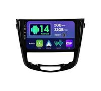 SXAUTO Android 14 IPS Autoradio für Nissan X-Trail Qashqai J11 Rouge (2014-2018) - Eingebaut CarPlay/Android Auto - Kamera KOSTENLOS - 2G+32G - Lenkradsteuerung DAB Fast-Boot WiFi - 2 Din 10.1 Zoll