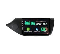 SXAUTO Android 15-6G+128G - IPS Autoradio Passt für Kia CEE'd CEED JD (2012-2018) - Eingebaut Carplay/Android Auto/DSP - LED Kamera + MIC - DAB Lenkradsteuerung WiFi Fast-Boot 360-CAM - 2 Din 9 Zoll
