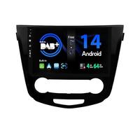 SXAUTO -Built-in DAB- Android 14 IPS Autoradio für Nissan Qashqai J11 X-Trail Rouge (2014-2018) - Eingebaut Carplay/Android Auto - Kamera + MIC - 4G+64G - 360-CAM SWC Fast-Boot WiFi - 2 Din 10.1 Zoll