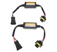 Sxhlseller Canbus LED-Decoder 2er-Pack |Anti-Flackern-Kabelbaum-Fehler-Kondensator-Widerstand-Unterdrückung für H8-H9-H11-Fahrzeuge, Wasserdichtes Plug-and-Play