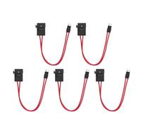 Sxhlseller Mini-Sicherungshalter-Anschluss, Robuste 16-AWG-Drahtverlängerung für ATM-Flachsicherungen mit 20 A Kapazität, 5er-Pack-Set für den Austausch von Kfz-Stromkreisverkabelungen (ACK S 10,9 mm)