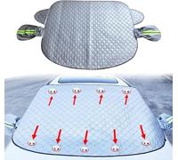 SXXTS Frontscheibenabdeckung Winter Für Peugeot 3008 2009-2023 2024 2025, Frontscheibe Abdeckung Winterschutz Faltbar, Scheibenabdeckung,B/157 * 126cm