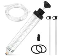 SYCEES 500ml Ölabsaugpumpe Handpumpe für Auto - Spritze mit Schlauch Benzin Absaugpumpe Wasserölpumpe - Manuelle Vakuumpumpe für Motoröl, Getriebeöl, Flüssigkeiten