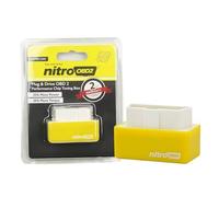Syngas Spritsparer Obd Fuel Saver Auto Tuning Box für OBD2 Anschluss mit ABS Gehäuse für Pendler Stadtverkehr und Autobahn (Gelb)