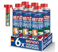 SYPRIN Original Vergaserreiniger VR51 für 2 Takt 4 Takt Benzin Motoren | schnell & einfach | geeignet für Motorrad, Gartengeräte & KFZ | Benzin Additiv zur Vergaserreinigung 6X