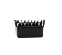 System-S OBD Adapter OBD 2 16pin J1962M Stecker zu J1962F Buchse Kabel für Auto Diagnose