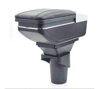 SZSS-CAR PU Leder Auto Teile Mittelkonsole Armlehne Box Kompatibel mit NISSAN March Micra K13/Renault Pulse 2010-2016 Auto Armlehnen Lagerung