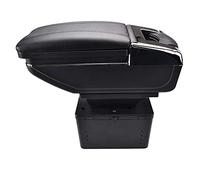 Szwaldaper Auto-Armlehnen-Aufbewahrungsbox, Tourer, Mittelkonsole, drehbare Armlehne, for Opel, for Vauxhall, Holden Astra Corsa Mokka Tigra Zafira Auto-Mittelarmlehnenbox(Black thread)