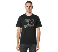 T-Shirt Alpinestars Crosshelm CSF SchwarzXXL Schwarz