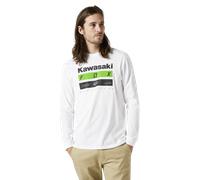 T-Shirt FOX Kawi Stripes LS Premium Optic WhiteS Optic White