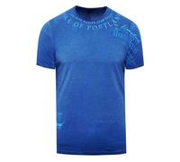 T-Shirt Verwaschen mit Prints 2XL