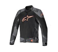 Alpinestars T-SP X Superair Jacke, Grau Camo/Rot Fluo, L