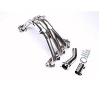 TA-TECHNIX EVOFÄAG Fächerkrümmer Edelstahl poliert mit Gutachten Abgas für 1.4 1.6 16V