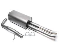 TA Technix Sportendschalldämpfer 2x76mm DTM passend für Audi A4, Typ B5