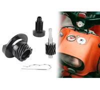 Tachoantrieb mit Lagerstück, Schraubenrad, Schraubenritzel + Feder für Simson S51, S70, SR50, SR80, KR51/2, Tachometerantrieb 4-teilig