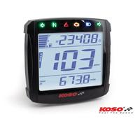 Tachometer XR-S 01 KOSO Digital universal Speed / ODO / TRIP / TIME / FUEL blau beleuchtet E-Prüfzeichen