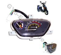 TACHOMETER/TACHOEINHEIT kompl. z.B. für BAOTIAN QT-9 JINLUN QT-5 BENERO YIYING JINAN QINGQI REX RS KYMCO LEIKE JMSTAR MKS FLEX TECH JACK FOX ERING ROLLER GY6 50ccm