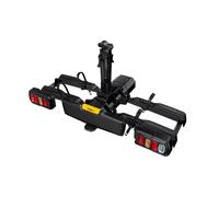 TAGLE Yellowstone Fahrradträger für die Anhängerkupplung 2 und 3 Elektro Fahrräder, klappbar und schwenkbar, Diebstahlsicherung mit Schloss, Lichter 7 und 13 Pins, maximale Belastung 60 kg