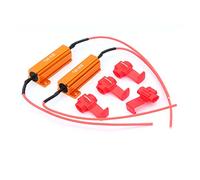 Taikuwu 2er Set 12V 50W 6 Ohm LED Lastwiderstand - Blinkerkorrektur, Decoder für LED-Blinker, Kennzeichenlicht & Auto-Beleuchtung