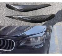 TAKENE Scheinwerfer Augenbraue für BMW 7 Series 7er F01 F02 730i 740i 750i, Augenbrauen-Abdeckungs Scheinwerferblenden Schutz und Dekoration Ersatz