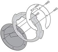 Tankbefestigung TANKLOCK Tankrucksäcke